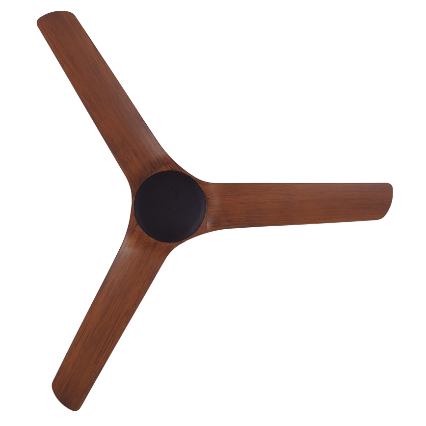 Lucci Air 21321749 - Stropní ventilátor ABYSS pr. 142 cm IP66 hnědá + dálkové ovládání