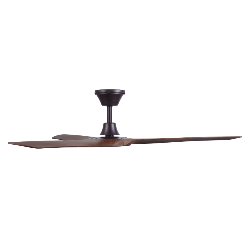 Lucci Air 21321749 - Stropní ventilátor ABYSS pr. 142 cm IP66 hnědá + dálkové ovládání