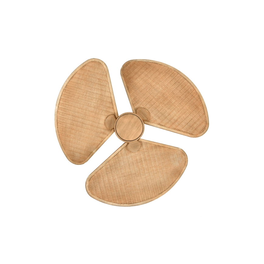 Lucci Air 21325549 - LED Stmívatelný stropní ventilátor SABLE 1xGX53/12W/230V 3000/4000/5000K pr. 91,5 cm hnědá + dálkové ovládání