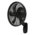 Lucci Air 21326749 - Nástěnný ventilátor GLIDE 36W/230V pr. 45 cm černá + dálkové ovládání
