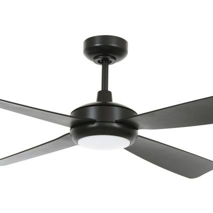 Lucci air 213303 - LED Stmívatelný stropní ventilátor SLIPSTREAM 1xGX53/12W/230V černá pr. 107 cm + dálkové ovládání
