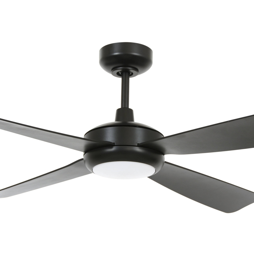 Lucci air 213303 - LED Stmívatelný stropní ventilátor SLIPSTREAM 1xGX53/12W/230V černá pr. 107 cm + dálkové ovládání