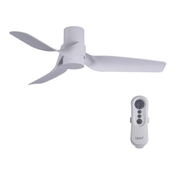 Lucci air 213353 - LED Stmívatelný stropní ventilátor NAUTICA 1xGX53/12W/230V bílá pr. 132 cm + dálkové ovládání