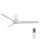 Lucci air 21610049 - Stropní ventilátor LONDO bílá pr. 132 cm + dálkové ovládání