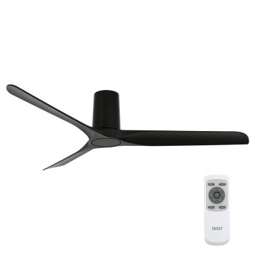 Lucci air 21610149 - Stropní ventilátor LONDO černá pr. 132 cm + dálkové ovládání