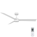 Lucci air 21610349- LED Stmívatelný stropní ventilátor CLIMATE 1xGX53/12W/230V bílá pr. 132 cm + dálkové ovládání