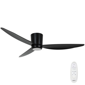 Lucci air 21610749 - LED Stmívatelný stropní ventilátor ARRAY 1xGX53/12W/230V černá pr. 137 cm + dálkové ovládání