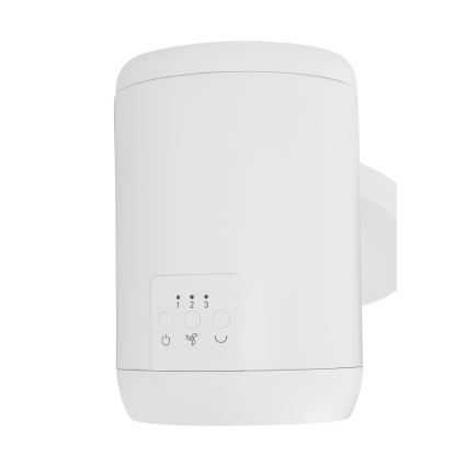 Lucci Air 21612549 - Nástěnný ventilátor JET 32W/230V bílá + dálkové ovládání