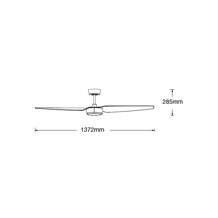 Lucci air 21615349 - Stropní ventilátor CONDOR bílá + dálkové ovládání