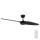 Lucci air 21615449 - Stropní ventilátor CONDOR černá pr. 137 cm + dálkové ovládání