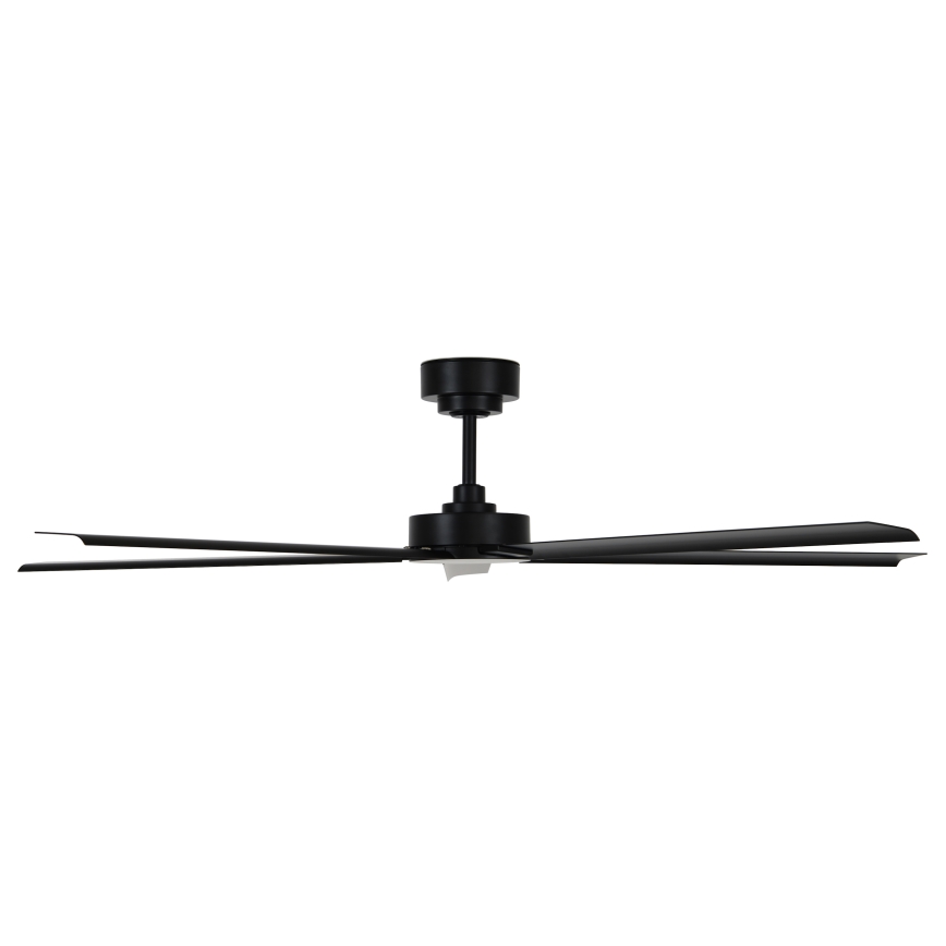 Lucci air 21616149 - Stropní ventilátor MONZA IP55 černá + dálkové ovládání