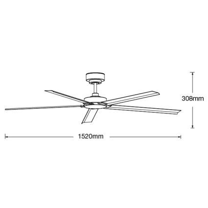 Lucci air 21616149 - Stropní ventilátor MONZA IP55 černá + dálkové ovládání