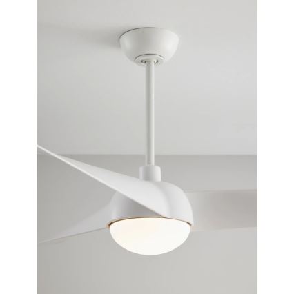 Lucci Air 21617049 - LED Stmívatelný stropní ventilátor OSPREY 1xGX53/12W/230V pr. 132 cm bílá + dálkové ovládání