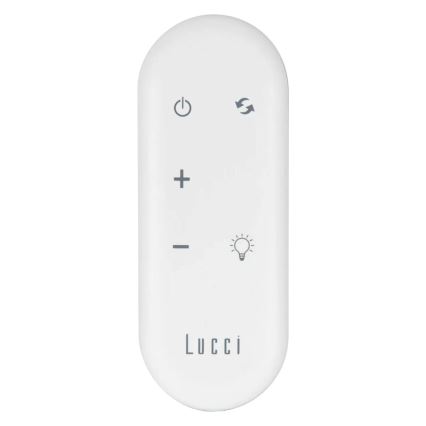 Lucci Air 21617049 - LED Stmívatelný stropní ventilátor OSPREY 1xGX53/12W/230V pr. 132 cm bílá + dálkové ovládání