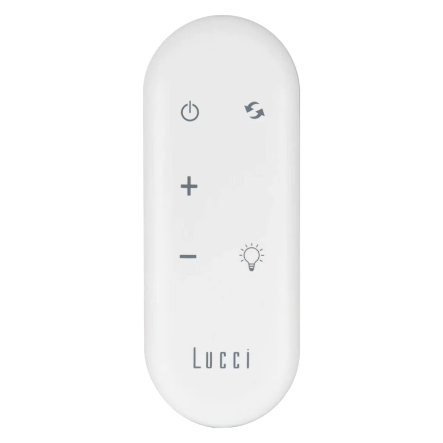 Lucci Air 21617049 - LED Stmívatelný stropní ventilátor OSPREY 1xGX53/12W/230V pr. 132 cm bílá + dálkové ovládání