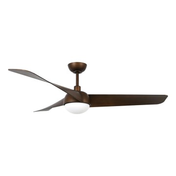 Lucci Air 21617249 - LED Stmívatelný stropní ventilátor OSPREY 1xGX53/12W/230V pr. 132 cm bronz + dálkové ovládání