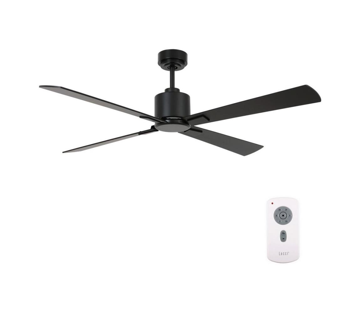 Lucci air Lucci air 510523 - Stropní ventilátor AIRFUSION CLIMATE černá + dálkové ovládání FAN00248