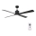 Lucci air 510523 - Stropní ventilátor AIRFUSION CLIMATE černá pr. 132 cm + dálkové ovládání