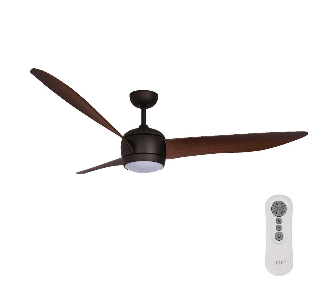 Lucci air Lucci air 512912 - LED Stropní ventilátor AIRFUSION NORDIC LED/20W/230V bronz FAN00135