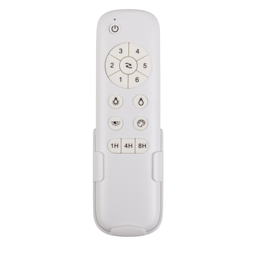 Lucci air 513072 - LED Stmívatelný stropní ventilátor BRONX LED/18W/230V 3000/4000/6000K černá/lesklý chrom + dálkové ovládání