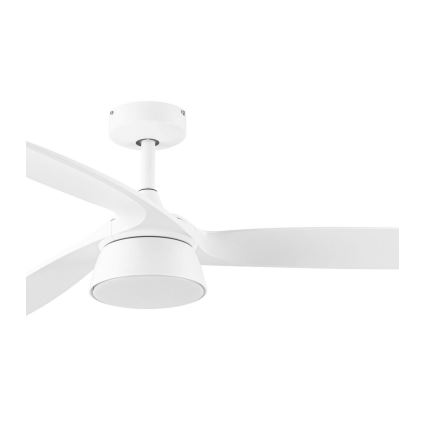 Lucci Air 513073 - LED Stmívatelný stropní ventilátor BRONX LED/18W/230V 3000/4000/6000K pr. 132 cm bílá + dálkové ovládání