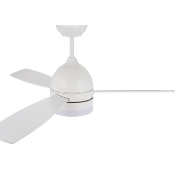 Lucci air 513075 - LED Stmívatelný stropní ventilátor VECTOR LED/25W/230V 3000/4200/6500K bílá + dálkové ovládání