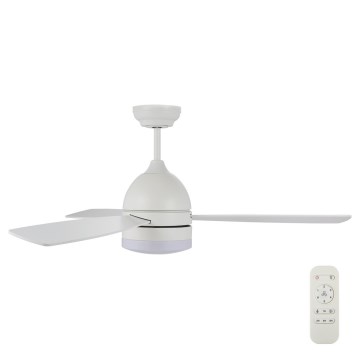 Lucci air 513075 - LED Stropní ventilátor VECTOR LED/25W/230V 3000/4200/6500K bílá + dálkové ovládání