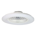 Lucci Air 513200 - LED Stmívatelné stropní svítidlo s ventilátorem OSLO LED/20W/230V 3000/4500/6500K bílá pr. 50 cm + dálkové ovládání