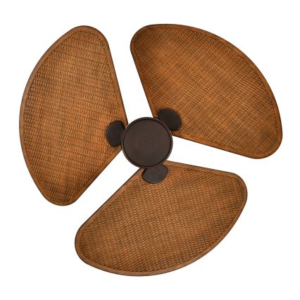Lucci Air 51325649 - LED Stmívatelný stropní ventilátor SABLE 1xGX53/12W/230V 3000/4000/5000K pr. 91,5 cm hnědá + dálkové ovládání