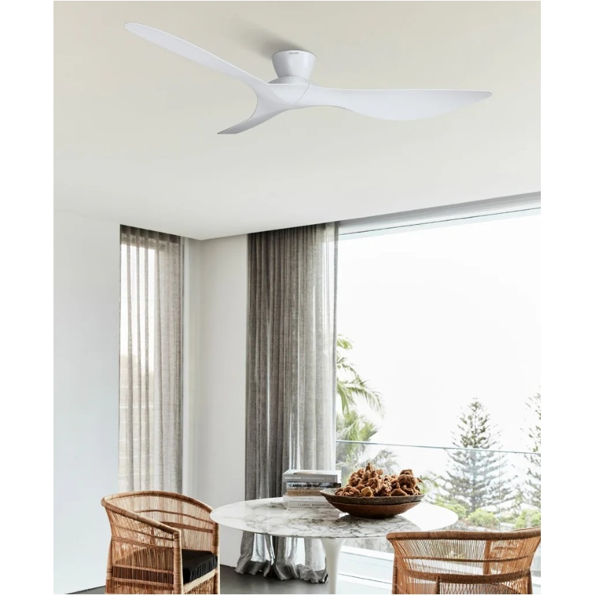 Lucci Air 514030 - Stropní ventilátor KOTARA pr. 137 cm bílá + dálkové ovládání