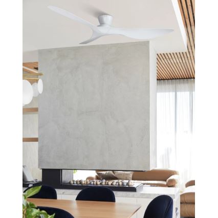 Lucci Air 514030 - Stropní ventilátor KOTARA pr. 137 cm bílá + dálkové ovládání