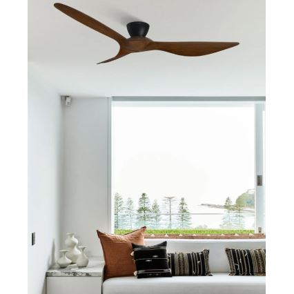 Lucci Air 514032 - Stropní ventilátor KOTARA pr. 137 cm hnědá/černá + dálkové ovládání
