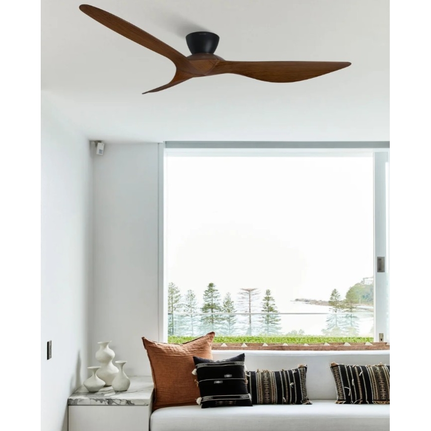Lucci Air 514032 - Stropní ventilátor KOTARA pr. 137 cm hnědá/černá + dálkové ovládání