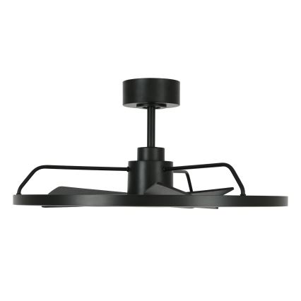 Lucci Air 516124 - LED Stmívatelný stropní ventilátor CESSNA LED/36W/230V 3000/4000/5000K černá + dálkové ovládání