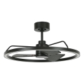 Lucci Air 516124 - LED Stmívatelný stropní ventilátor CESSNA LED/36W/230V 3000/4000/5000K černá pr. 70 cm + dálkové ovládání