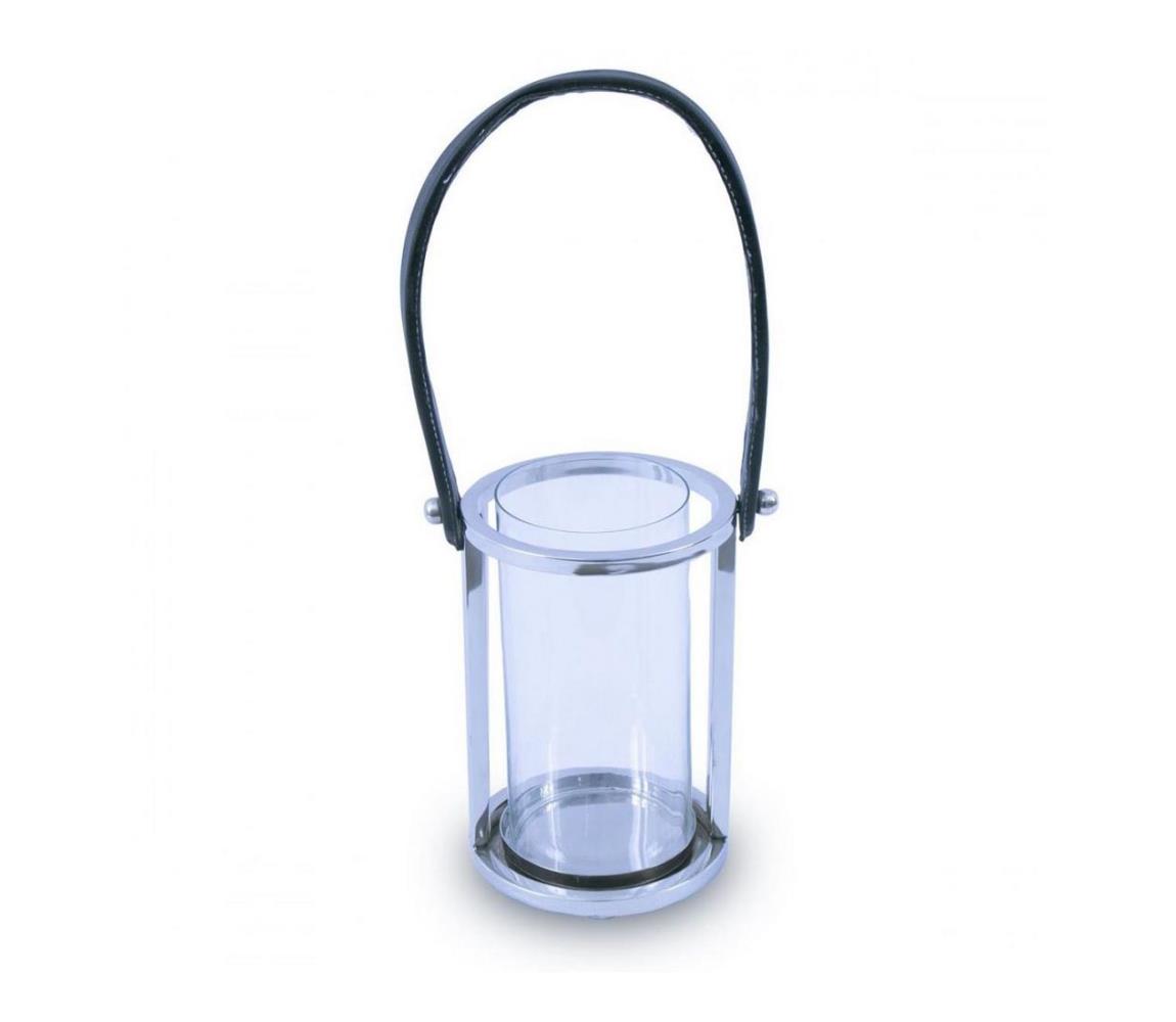  HowHomely Lucerna FRAGIL 20 cm chrom/černá DD0074