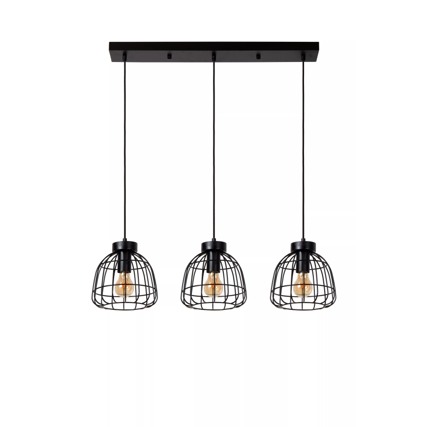 Lucide 00429/03/30 - Lustr na lanku FILOX 3xE27/40W/230V