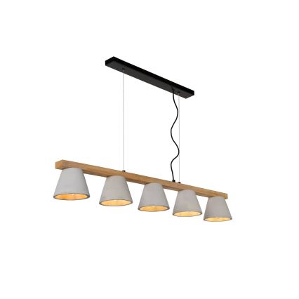 Lucide 03413/05/41 - Závěsné svítidlo POSSIO 5xE14/40W/230V