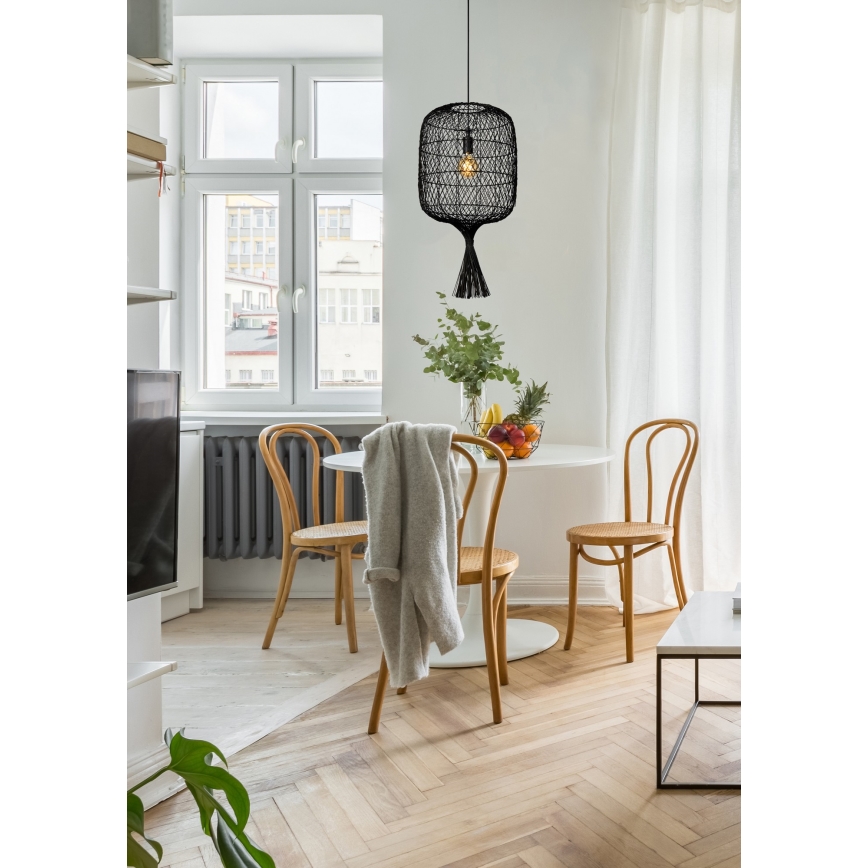 Lucide 03436/40/30 - Lustr na lanku GARVE 1xE27/40W/230V černá