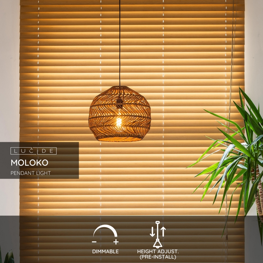 Lucide 03437/40/44 - Lustr na lanku MOLOKO 1xE27/40W/230V pr. 40 cm