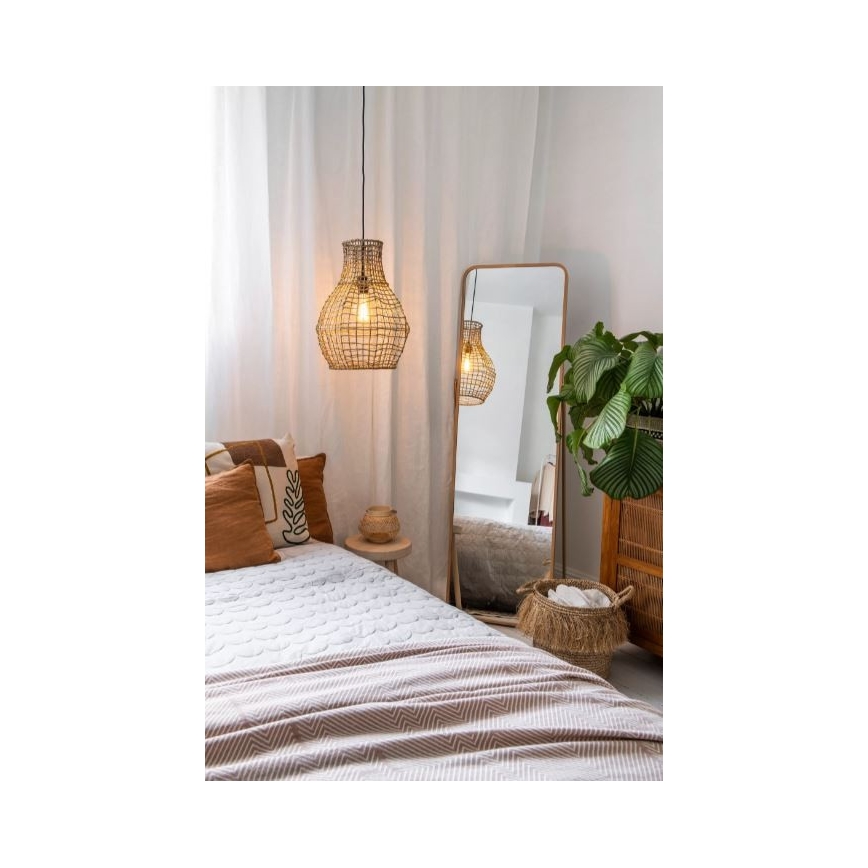 Lucide 03438/35/72 - Lustr na lanku ALBAN 1xE27/40W/230V béžová