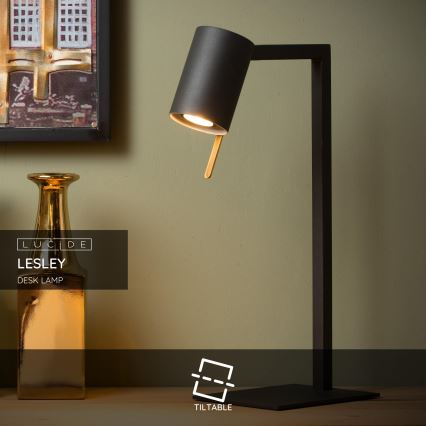 Lucide 03525/01/30 - Stolní lampa LESLEY 1xGU10/35W/230V