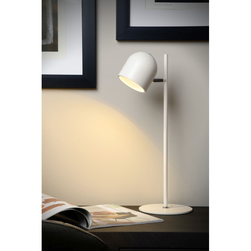 Lucide 03603/05/31 - LED Stmívatelná stolní lampa SKANSKA LED/7W/230V bílá