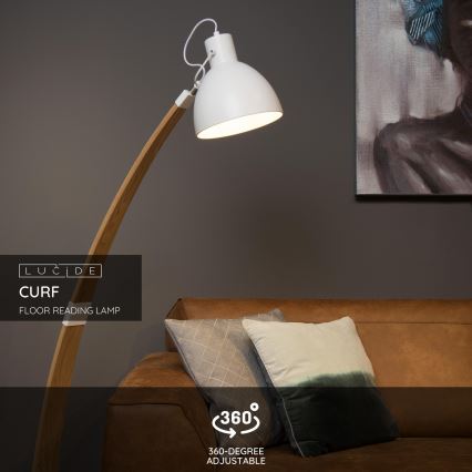 Lucide 03713/01/31 - Stojací lampa CURF 1xE27/60W/230V