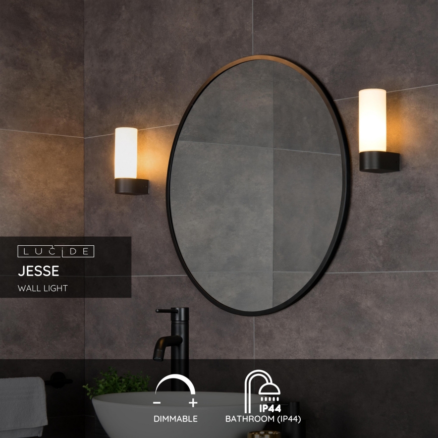 Lucide 04202/01/30 - Koupelnové nástěnné svítidlo JESSE 1xG9/33W/230V IP44