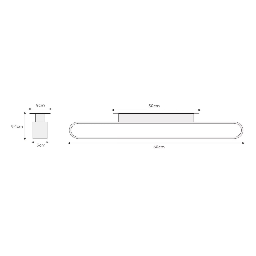 Lucide 04209/12/30 - LED Koupelnové nástěnné svítidlo MADELON LED/9W/230V IP44
