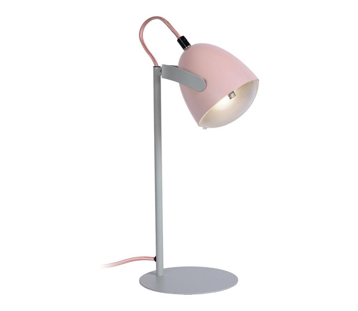 Lucide Lucide 05537/01/66 - Dětská stolní lampa DYLAN 1xE14/25W/230V růžová LC3152