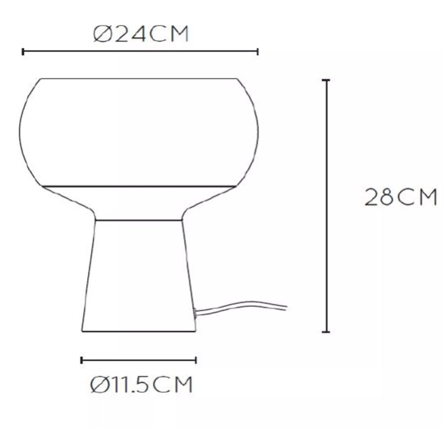 Lucide 05540/01/33 - Stolní lampa FARRIS 1xE27/25W/230V zelená