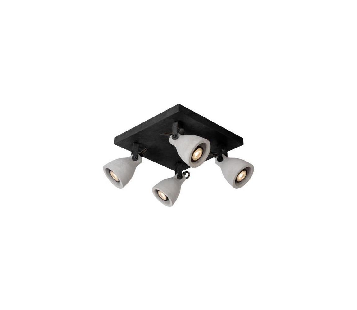 Lucide Lucide 05910/19/30 - LED Stmívatelné bodové svítidlo CONCRI 4xGU10/5W/230V LC2881