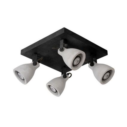 Lucide 05910/19/30 - LED Stmívatelné bodové svítidlo CONCRI 4xGU10/5W/230V